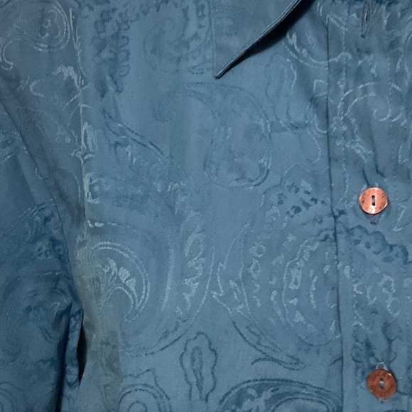 Allison Daley Blue Button Down Shirt - Picture 2 of 7